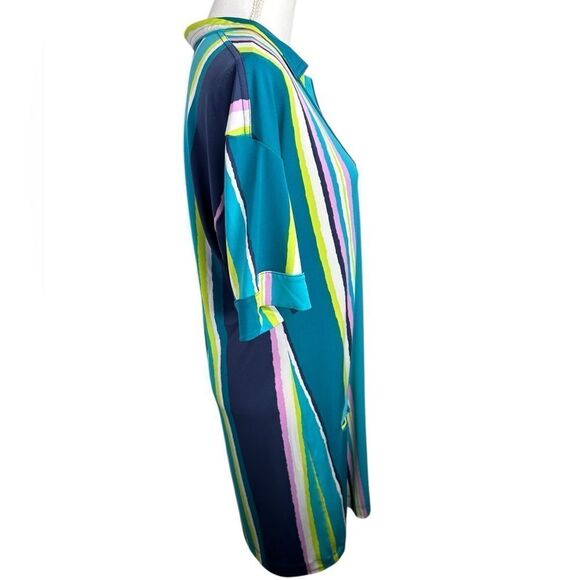 TORI RICHARD Honolulu Show Your Stripes Dress Size X-Large Striped Multicolor - Picture 7 of 11